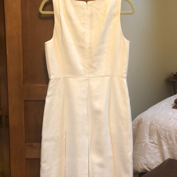 JCrew 365 Sleeveless Linen Dress w. Box Pleats - Picture 6 of 6